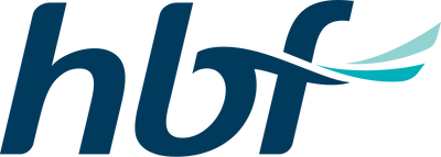 Logo of hlbf with a blue and green design on a white background
